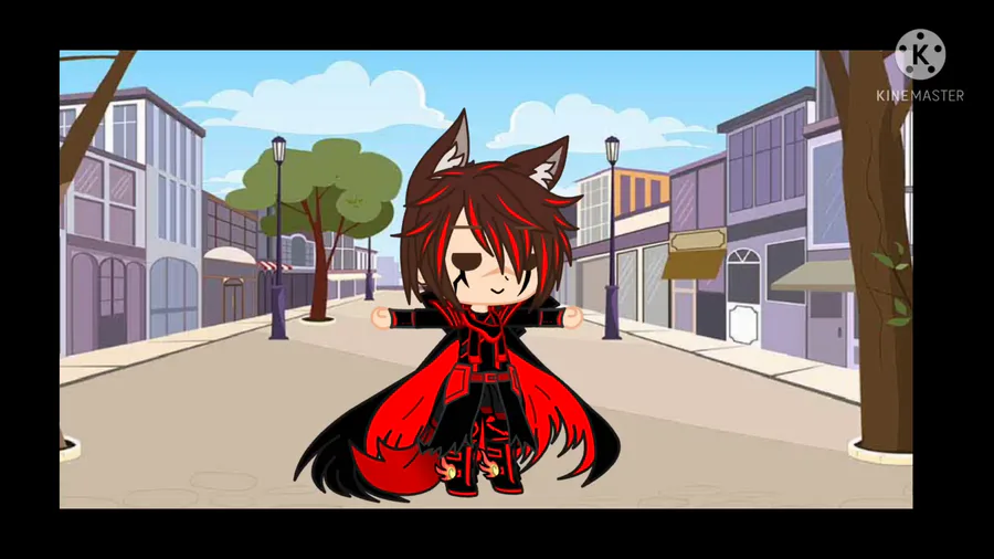 Black and red - Gacha Life Outfits for girls and boys