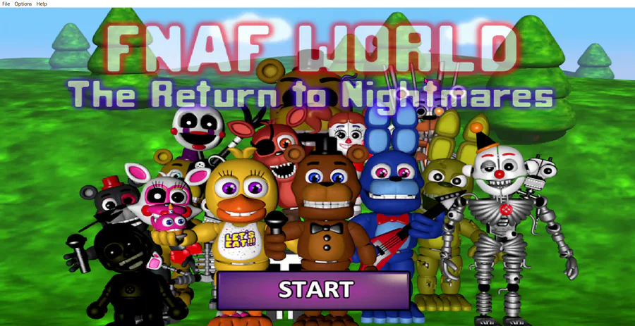 Fnaf World The Return to Nightmare's by BALLONYOU - Game Jolt