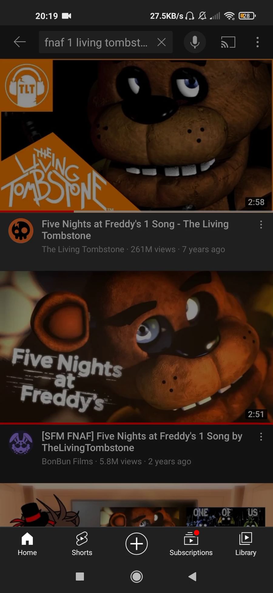 SFM FNAF] Five Nights at Freddy's 1 Song by TheLivingTombstone 