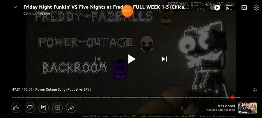Friday Night Funkin' VS Five Nights at Freddy's FULL WEEK 1-5