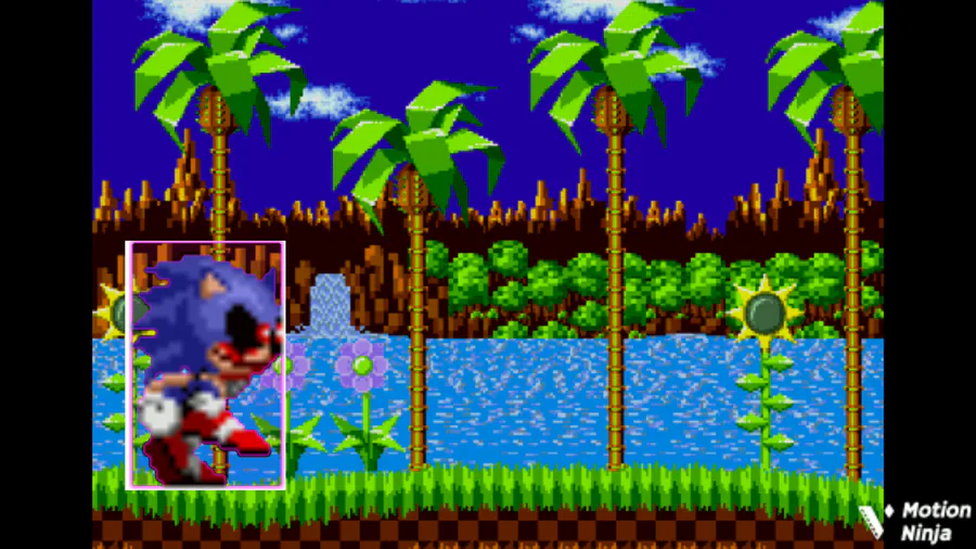 Sonic.exe at Green Hill Zone SSF2 MOD 