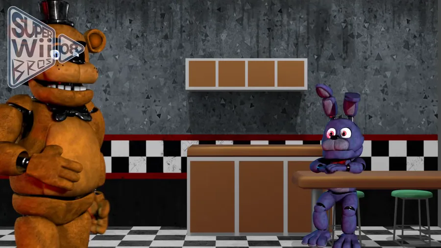 Bonnie Plays Five Nights in Anime 3D 🥵 