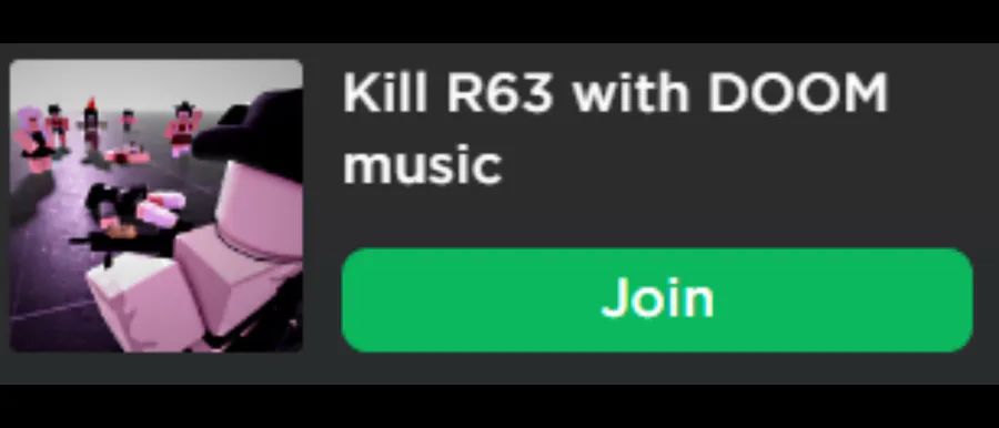 Roblox: Kill R63 with DOOM music #roblox 
