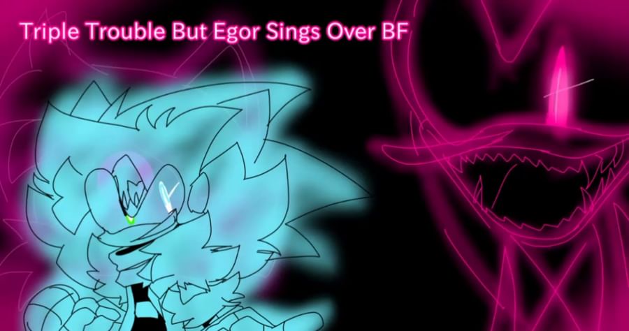 FNF: Triple Trouble But Mecha Sonic Sings It 