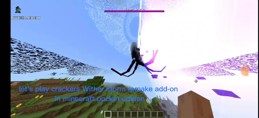 how to wither storm in minecraft pe