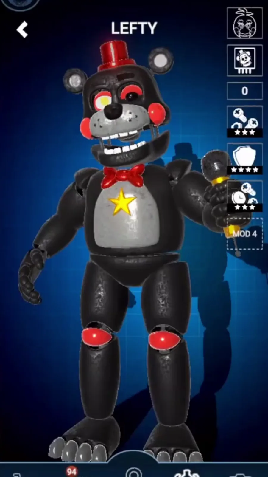 GoobGoob on Game Jolt: Update on Lefty in FNAF AR: There is now a Lefty  model in FNAF AR!