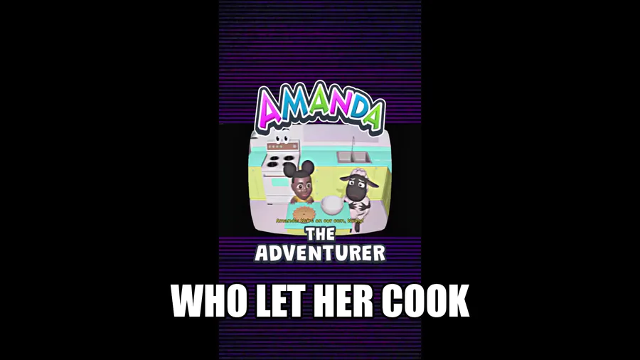 I defeated AMANDA the ADVENTURER to save WOOLY (secret tape all