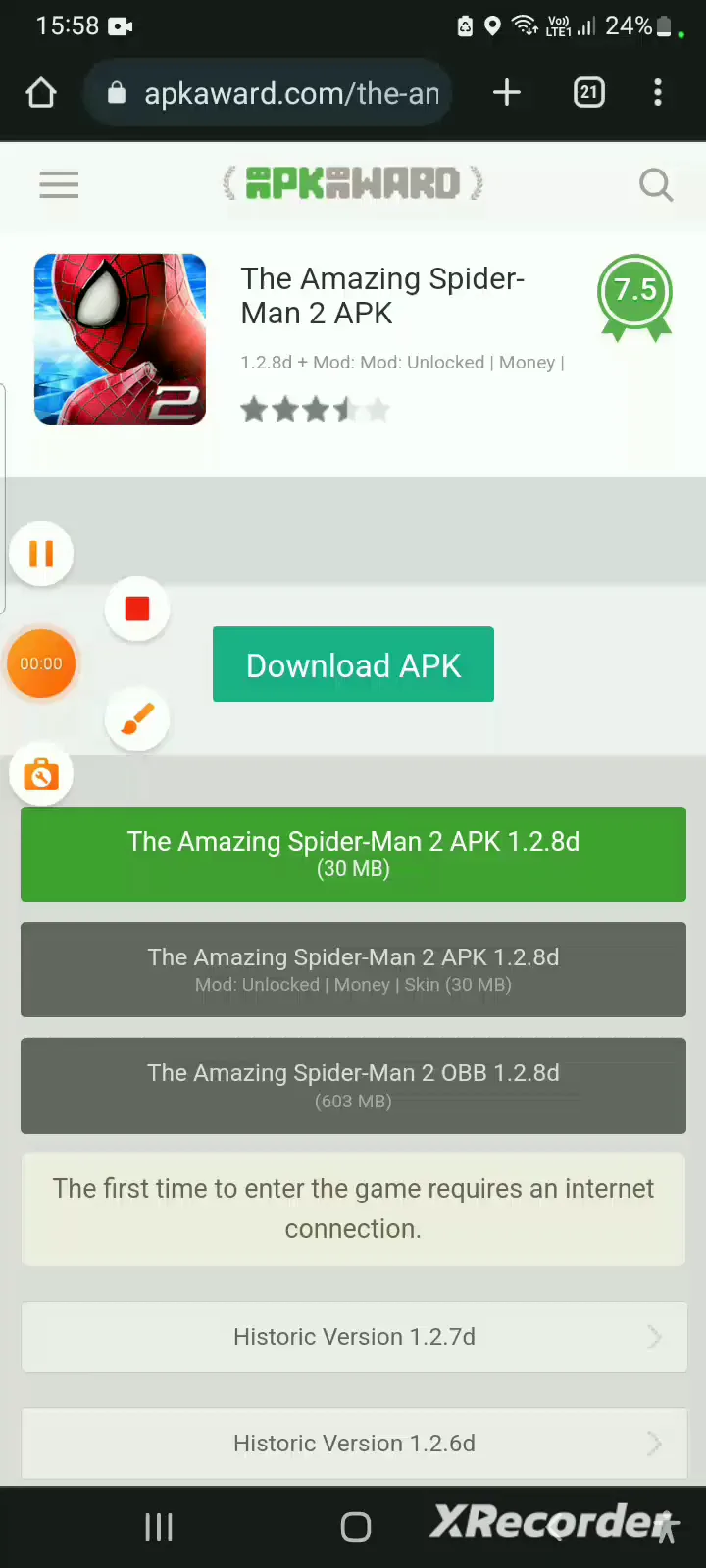 The Amazing Spider Man 2 1.2.8d Apk Obb Download 