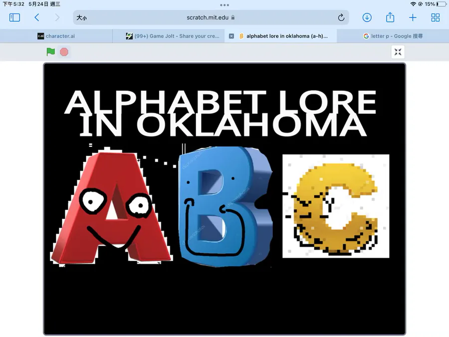 alphabet lore song on scratch 