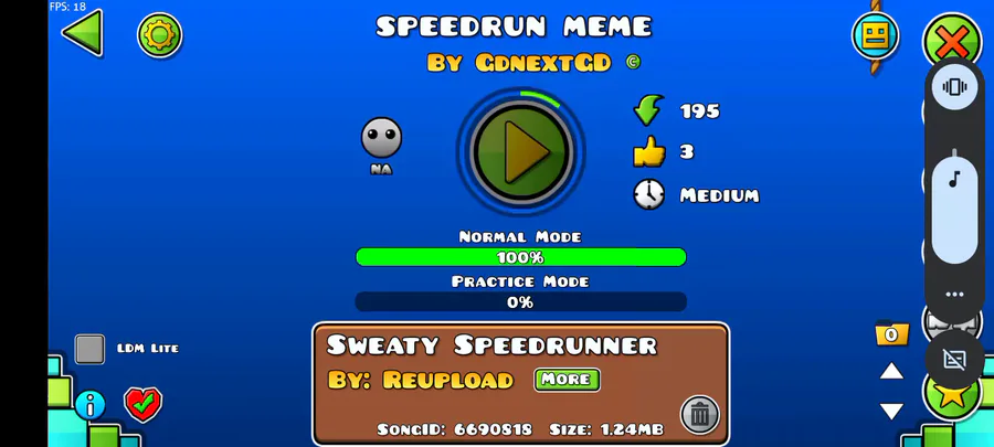 Geometry Dash Speedrun