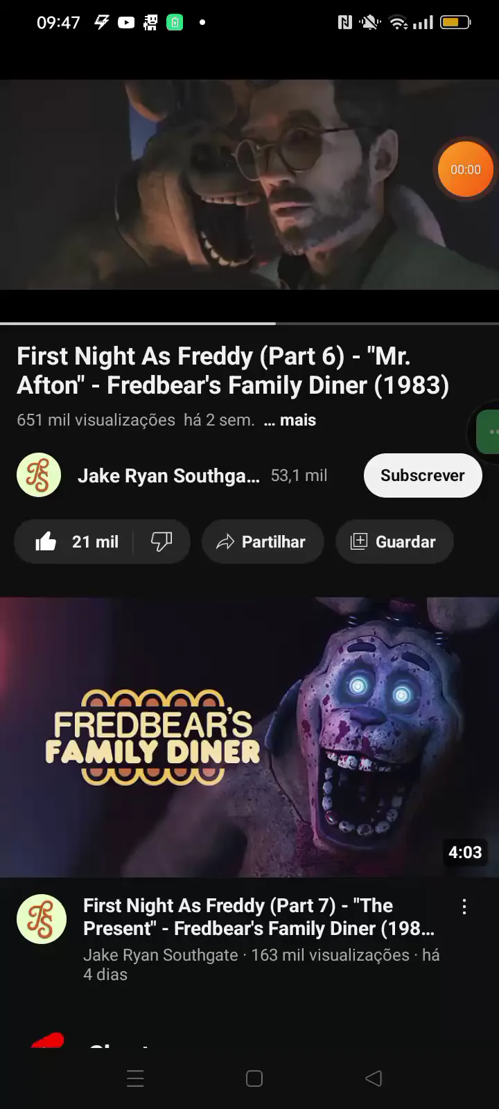 First Night As Freddy (Part 6) - Mr. Afton - Fredbear's Family Diner  (1983) 