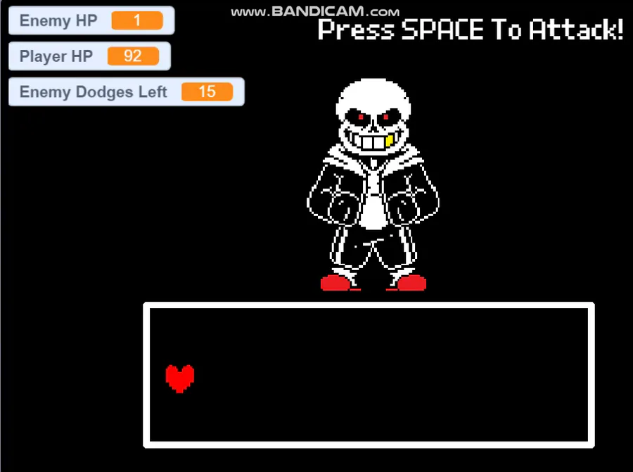 Scratch] MSS! Underfell Sans battle! [Demo,undertale fangame] 