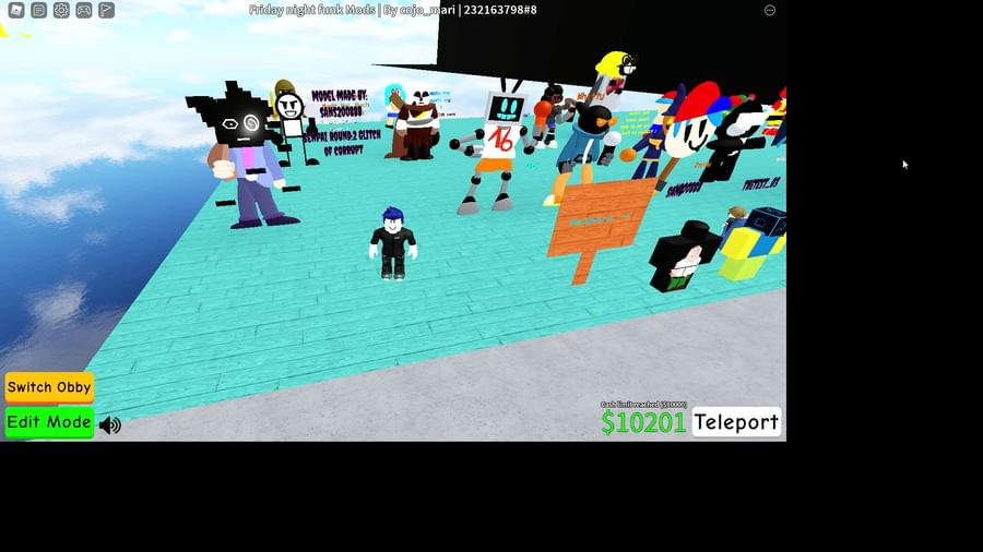 Chera The Dreemar On Game Jolt Made Friday Night Funkin Mod Models In Roblox Obby Creator Roblox - roblox obby maker