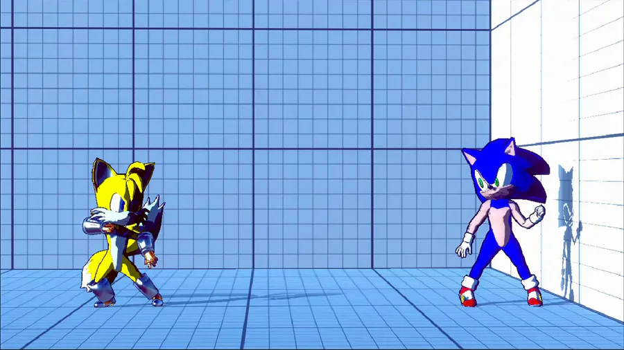 Dark Sonic Vs Fleetway Super Sonic (short sprite animation) on Make a GIF