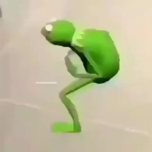 Kermit's gettin' down! 