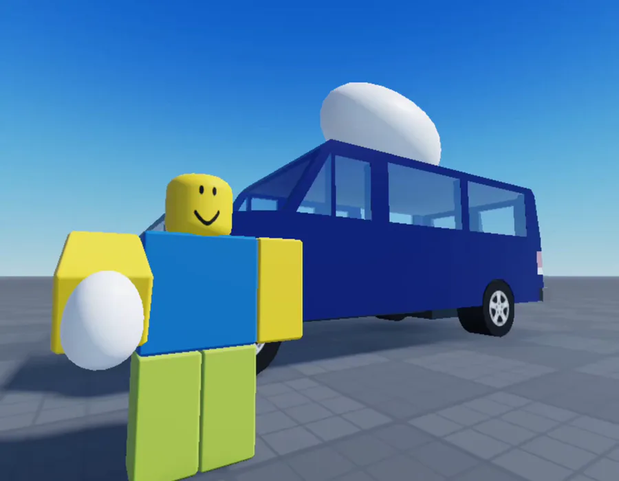 carro do ovo id roblox