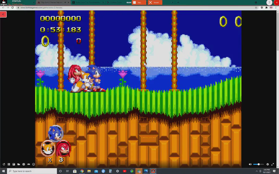 Sonic the Hedgehog - Green Hill Zone Act 3 speedrun in 0:32 