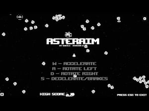Asteraim | Space Shooter Game by Swecle | GODOT PROTOTYPE