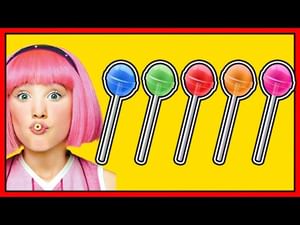 "Learn Color-Colorful LAZYTOWN-Finger Family Simple Song Collection"