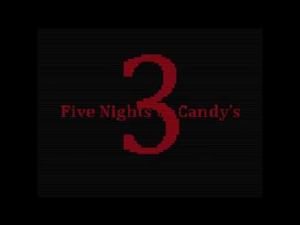 five nights at candys 3 on scrtach