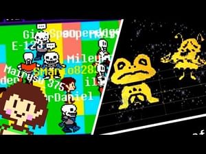 MULTIPLAYER UNDERTALE  Don't Forget Online Multiplayer Undertale Fangame  Gameplay 