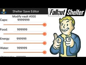 save editor for fallout shelter