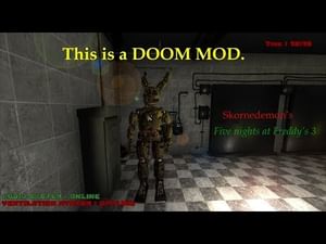 A melhor partida de todas!!! E o spring na velocidade da luz - FNAF 3 Doom  Remake Android (Noite 4) 