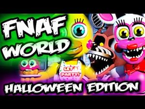 fnaf world halloween edition