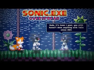 Screenshot of sonic.exe game on sega genesis