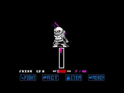 underfell Catastrophe Sans battle! [undertale fangame] 