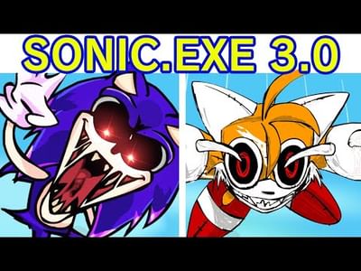 Sonic.EXE Over Fleetway Sonic [Friday Night Funkin'] [Mods]