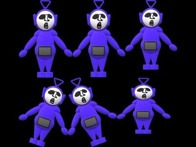 JustALilToby on Game Jolt: Tinky Winky from Slendytubbies 1 model