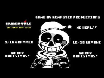 Undertale Christmas Sans Battle by Remaster_Productions - Game Jolt