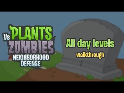 Plants vs Zombies Neighborhood Defense by CrisDevelop - Game Jolt