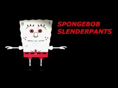 slender man on spongebob