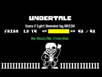 UNDERTALE: promised. Sans fight remake release! 