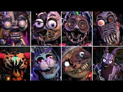 All Animatronics in Five Nights at Freddy's: Security Breach Ruin
