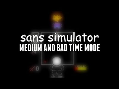 Bad Time Simulator: Hard Mode Sans by LittleK184 - Play Online - Game Jolt