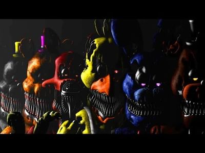 PLAY AS ANIMATRONICS!!  Five Nights at Freddy's 4 