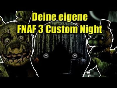 Five Nights At Freddy's 3 NIGHT 3 Gameplay - FNAF 3 Night 3