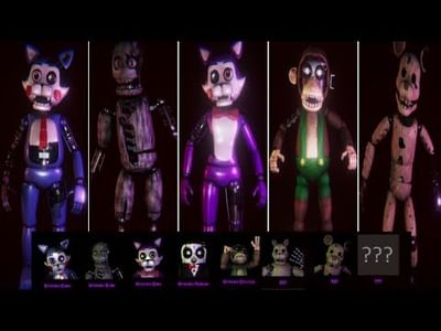 Five Nights at Candy's 2 Playable Animatronics REMASTERED by CL3NRc2 - Game  Jolt