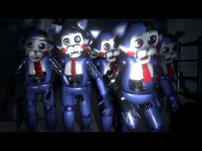 FNAC 2 Characters (Five Nights at Candy's) by helloimashadowfox on