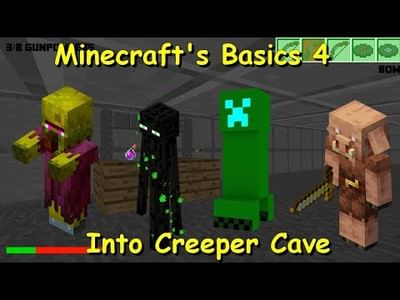 Minecraft creeper cave hot sale