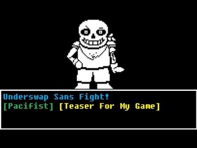 UNDERTALE - Pacifist Run Sans Battle 